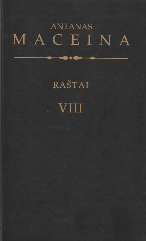 Raštai VIII A.Maceina