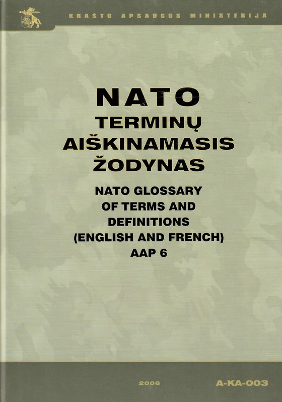 NATO terminų aiškinamasis žodynas
