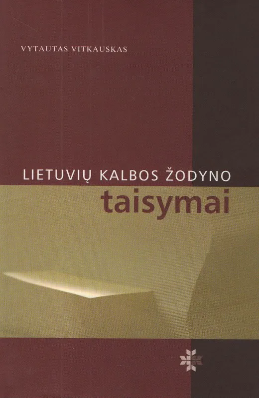 Lietuvių kalbos žodyno taisymai