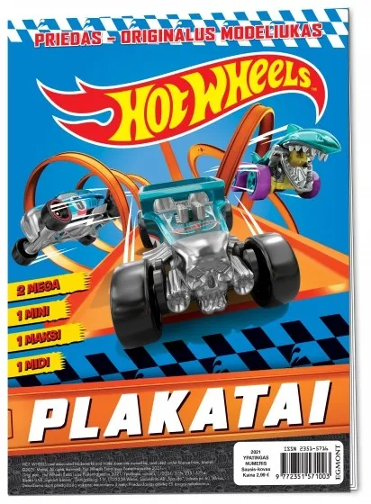 Hot Wheels. Plakatai. Ypatingas numeris 2021 (sausis–kovas)