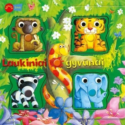 Laukiniai gyvūnai. Spausk žaisk