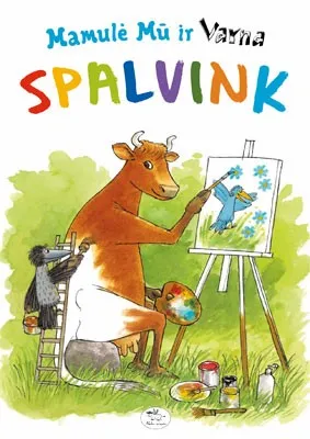 Mamulė Mū ir Varna. Spalvink
