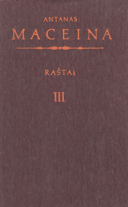 Raštai III tomas