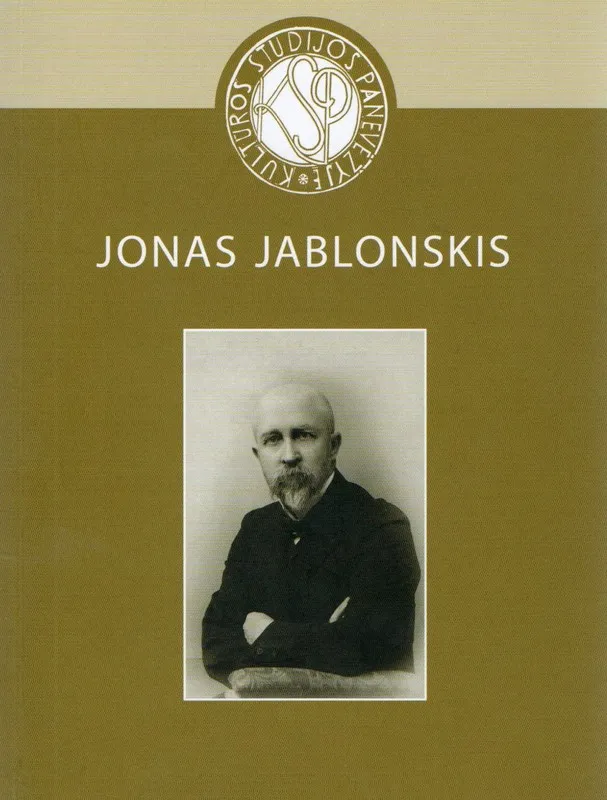 Kultūros studijos Panevėžyje. Jonas Jablonskis