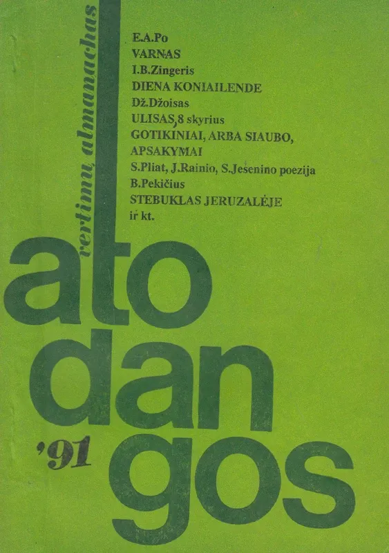 Atodangos '91. Vertimų almanachas