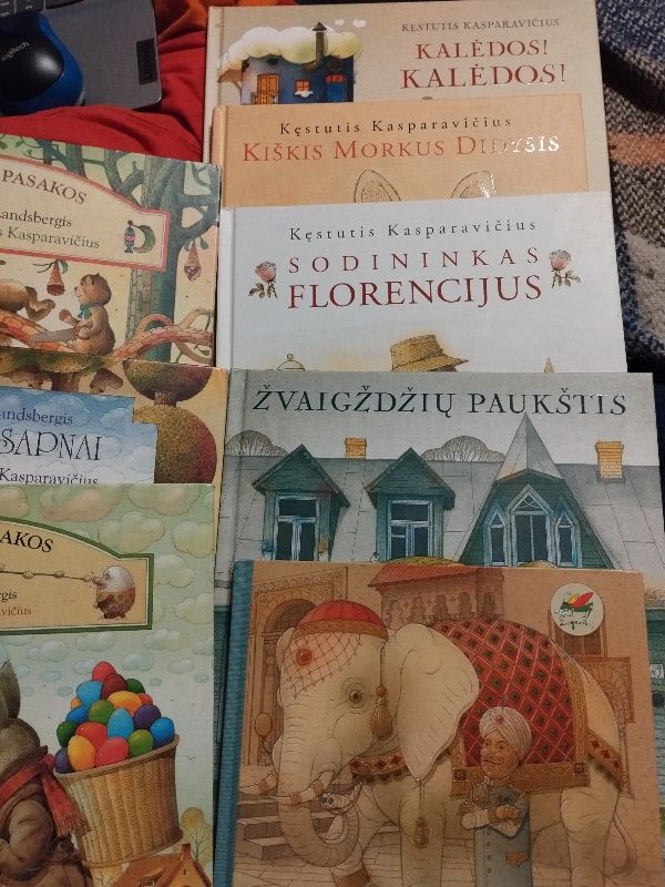 Kasparavičius 8 knygų kolekcija