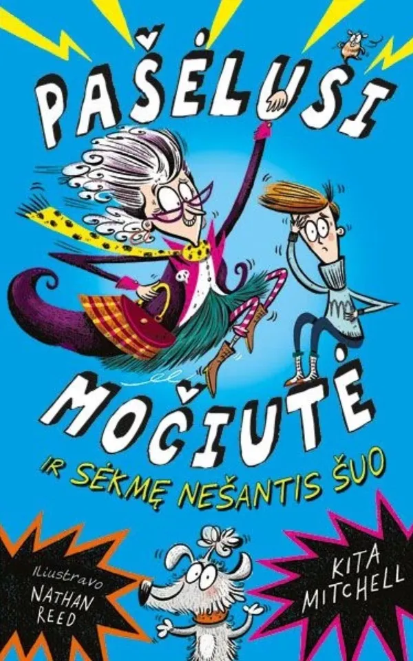 Pašėlusi močiutė ir sėkmę nešantis šuo