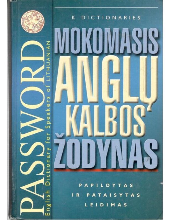 Password Mokomasis Anglų Kalbos Žodynas