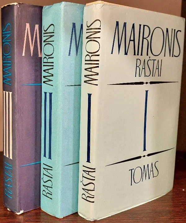 Maironis. Raštai (I, II tomai ir III tomo 1-oji knyga)