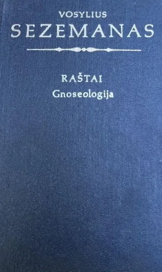 Raštai. Gnoseologija