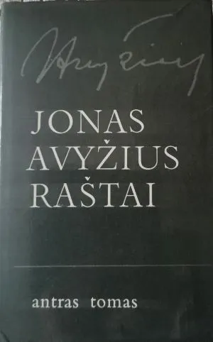 Jonas Avyžius. Raštai II tomas