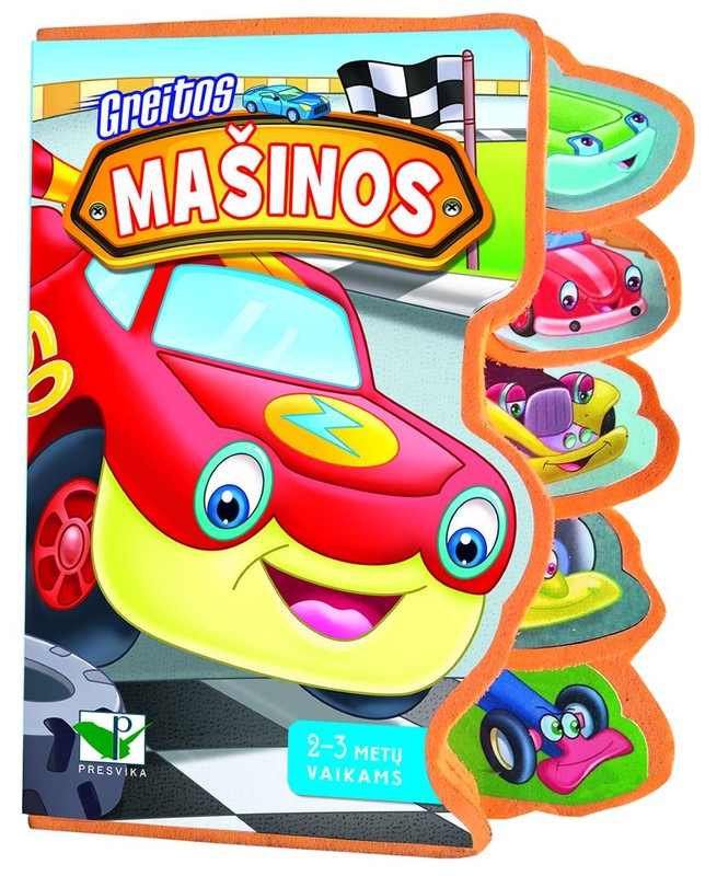 Greitos mašinos. 2-3 metų vaikams
