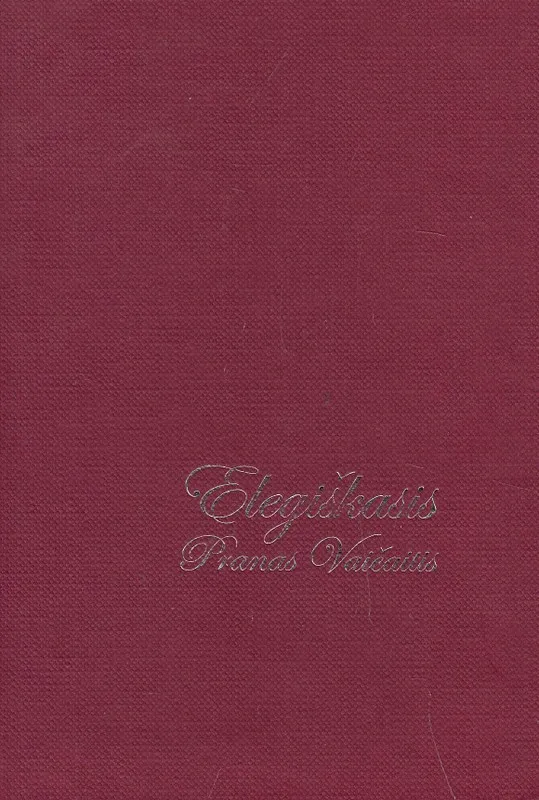 Elegantiškasis Pranas Vaičaitis