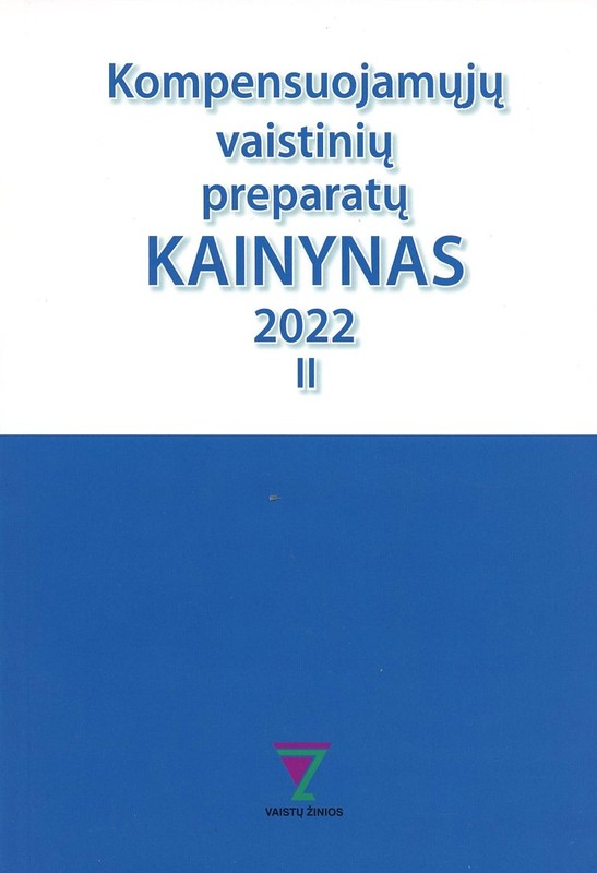 Kompensuojamųjų vaistinių preparatų kainynas 2022 II