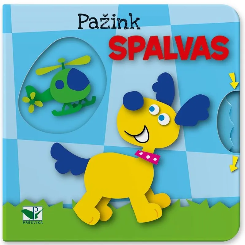 Pažink spalvas. Knygelė su judančiais elementais
