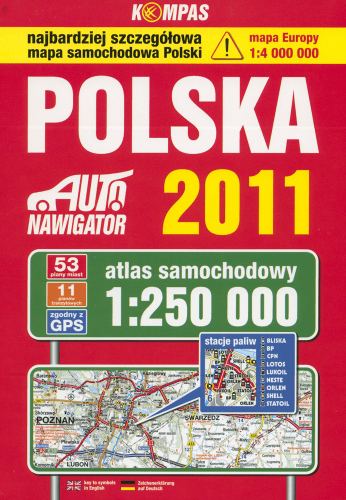Polska (Lenkija). Kelių atlasas, 1