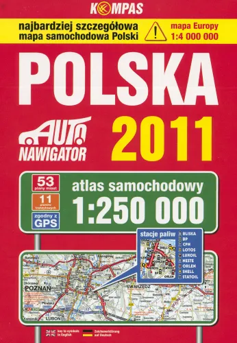 Polska (Lenkija). Kelių atlasas, 1