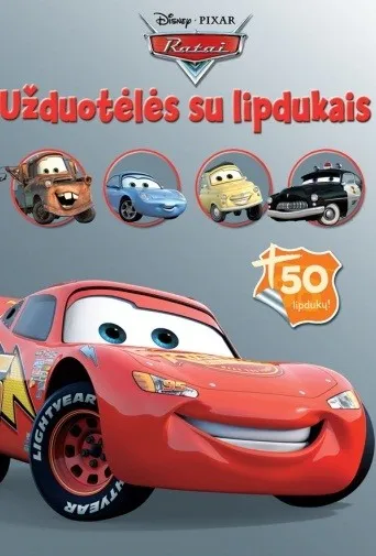 Užduotėlės su lipdukais. Plius 50 lipdukų! Ratai