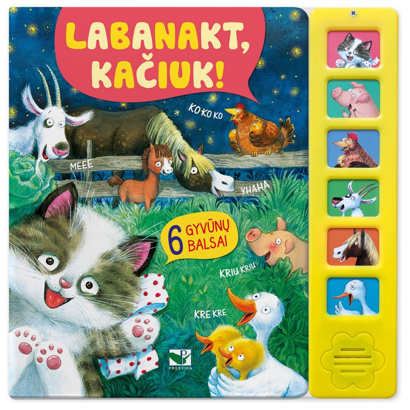Labanakt, kačiuk! 6 gyvūnų balsai
