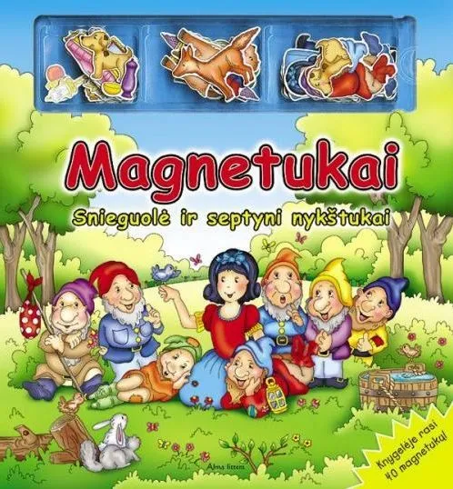 Magnetukai. Snieguolė ir septyni nykštukai