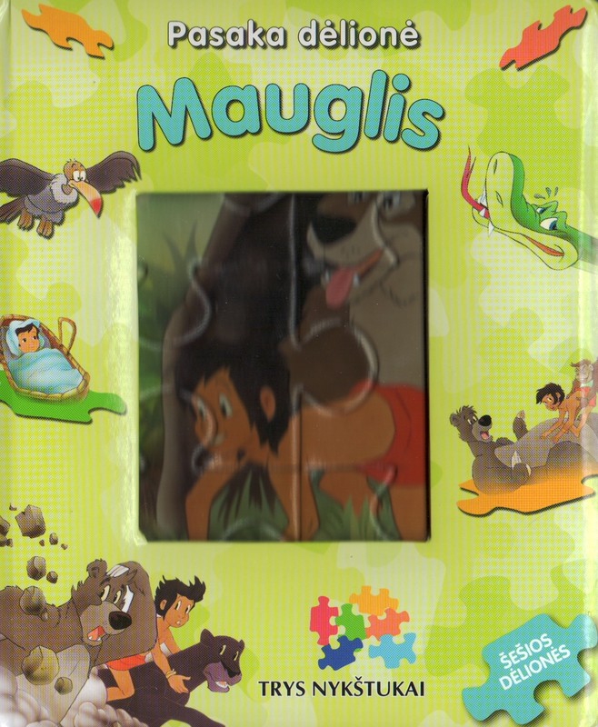 Pasaka dėlionė „Mauglis“