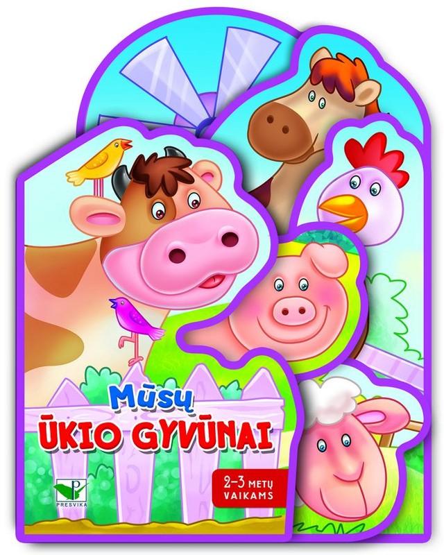 Mūsų ūkio gyvūnai. 2-3 metų vaikams
