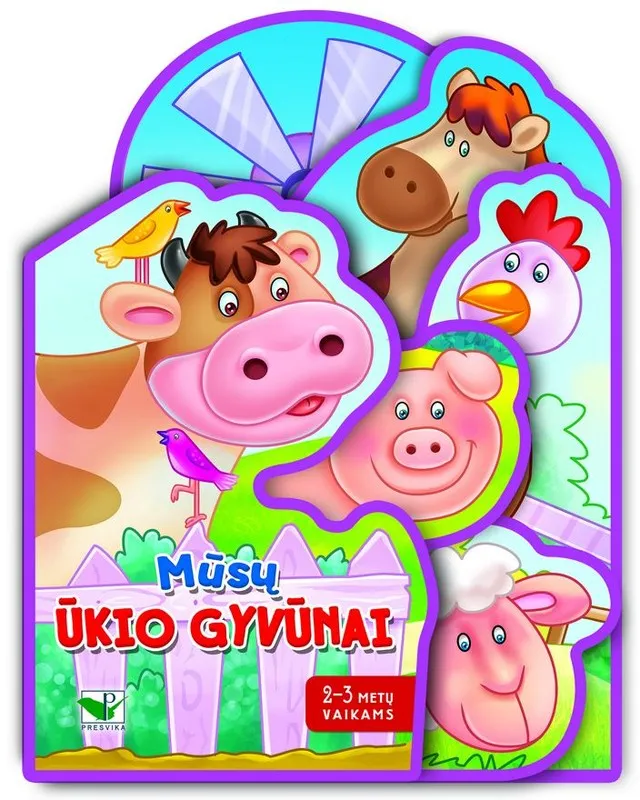 Mūsų ūkio gyvūnai. 2-3 metų vaikams