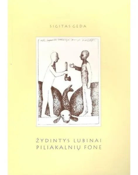 Žydintys lubinai piliakalnių fone