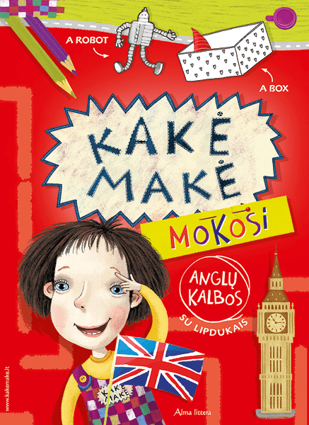 Kakė Makė mokosi anglų kalbos
