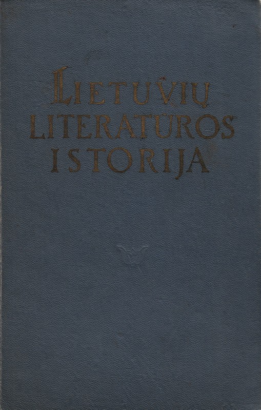 Lietuvių literatūros istorija II tomas