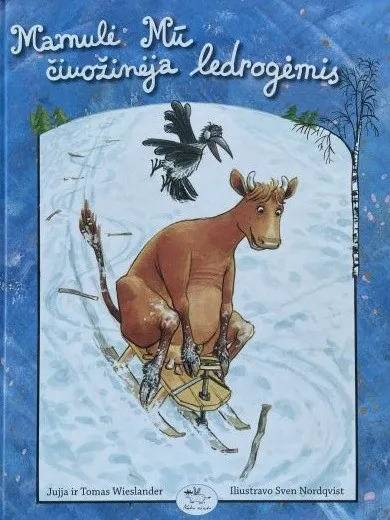 Mamulė Mū čiuožinėja ledrogėmis