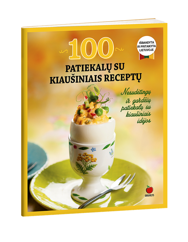 100 patiekalų su kiaušiniais receptų