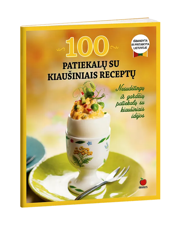 100 patiekalų su kiaušiniais receptų