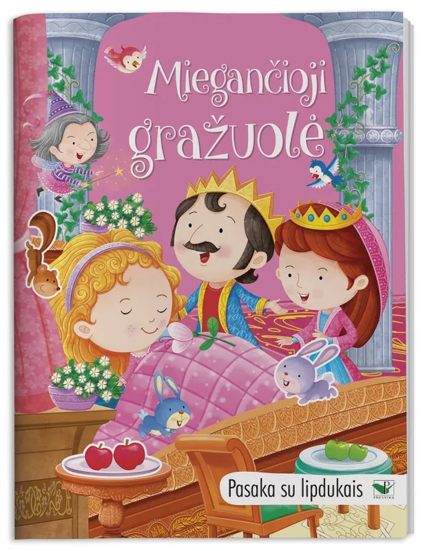 Pasaka su lipdukais. Miegančioji gražuolė