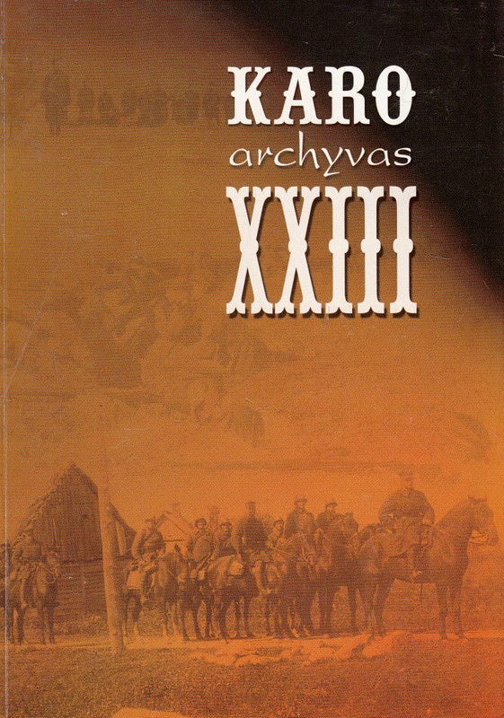 Karo archyvas XVIII