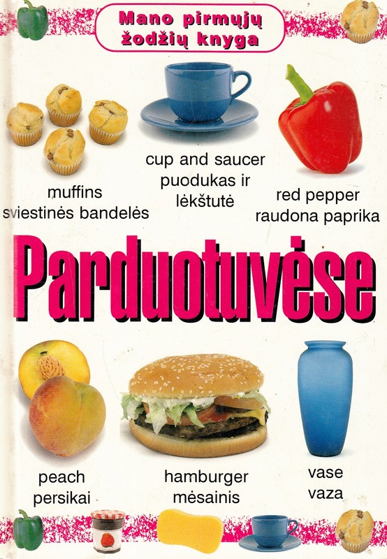 Mano pirmųjų žodžių knyga. Parduotuvėse
