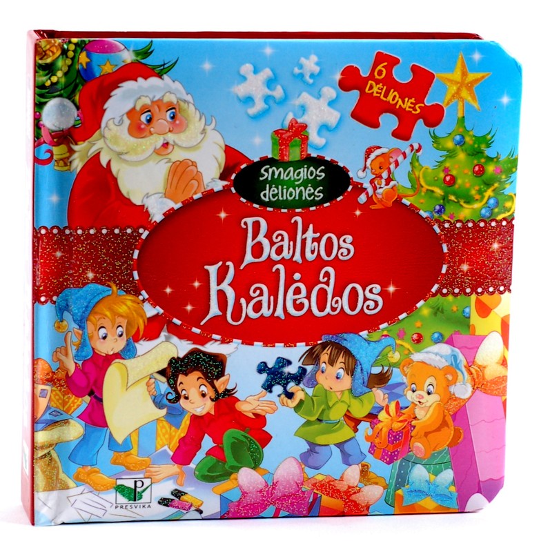 Baltos Kalėdos. Smagios 6 dėlionės