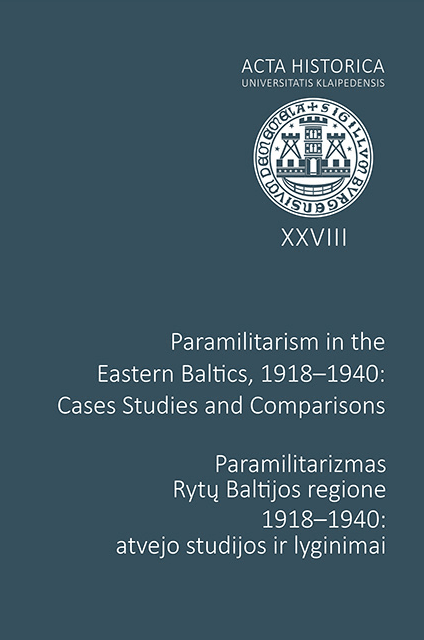 Paramilitarizmas Rytų Baltijos regione 1918–1940