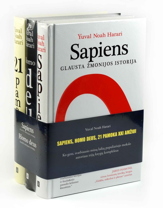 SAPIENS + HOMO DEUS + 21 PAMOKA XXI AMŽIUI