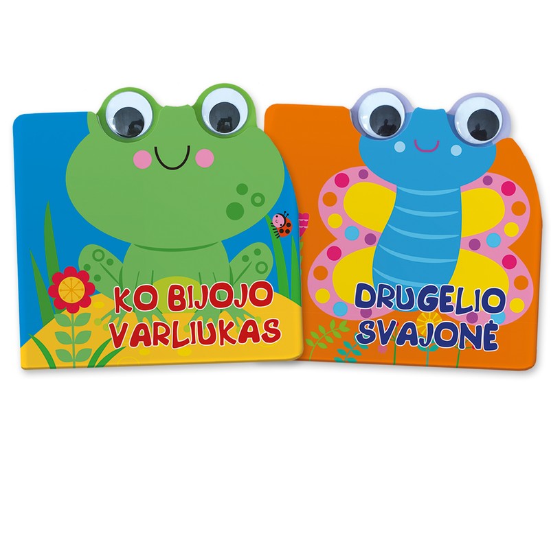 ŽAISLINĖS varliuko ir drugelio akys