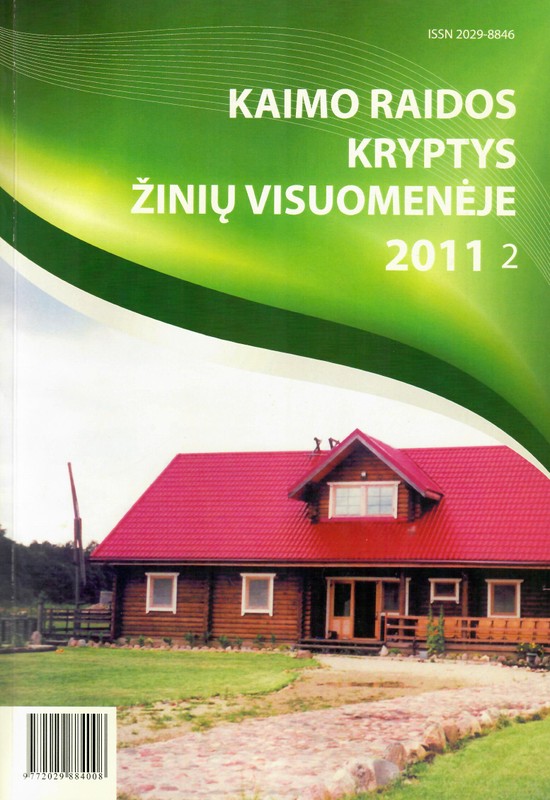Kaimo raidos kryptys žinių visuomenėje
