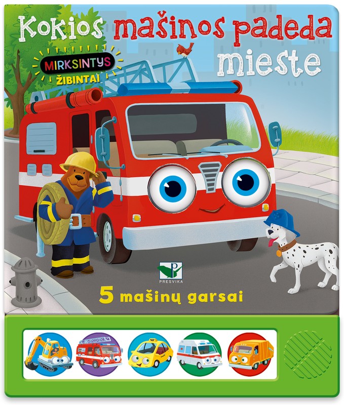 Kokios mašinos padeda mieste. 5 mašinų garsai