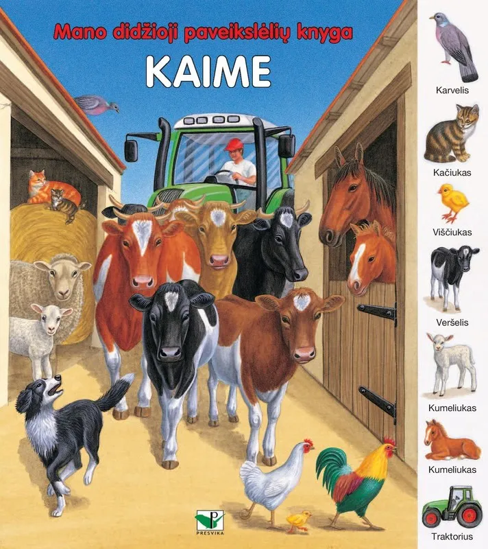 Mano didžioji paveikslėlių knyga. Kaime