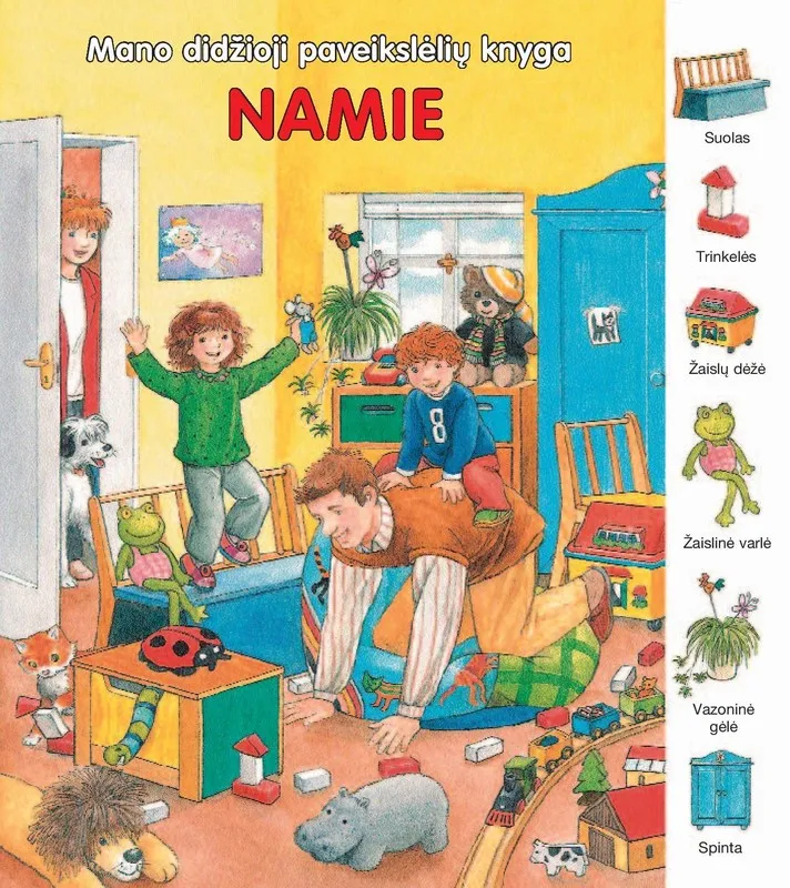 Mano didžioji paveikslėlių knyga. Namie