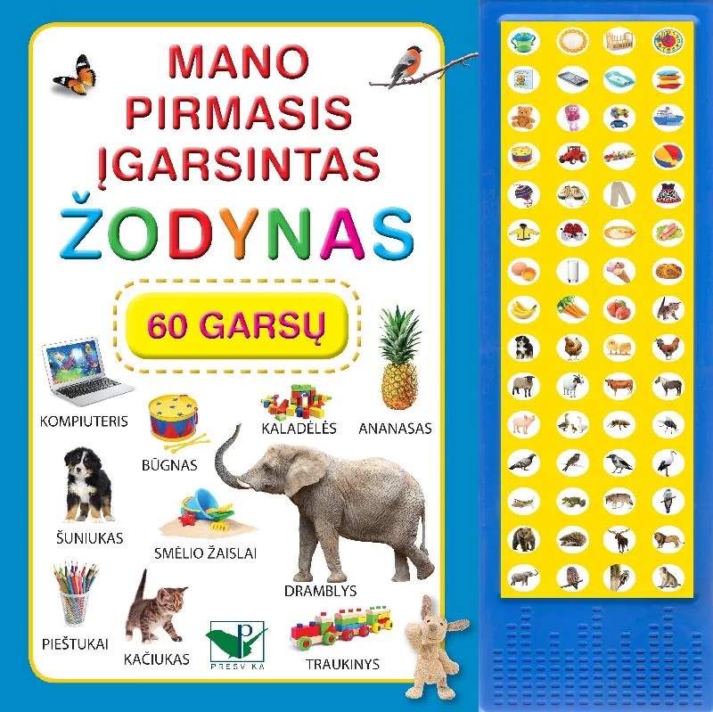 Mano pirmasis įgarsintas žodynas. 60 garsų