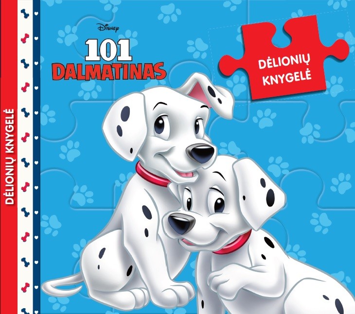 101 Dalmatinas. Dėlionių knyga