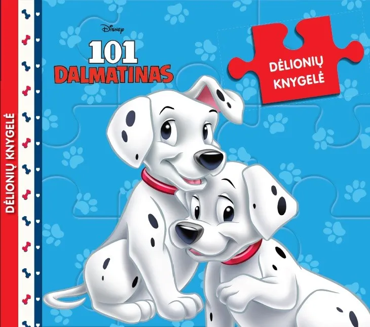 101 Dalmatinas. Dėlionių knyga