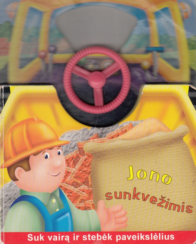 Jono sunkvežimis. Suk vairą ir stebėk paveikslėlius