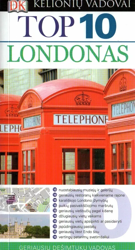 Londonas. TOP10 Kelionių vadovas