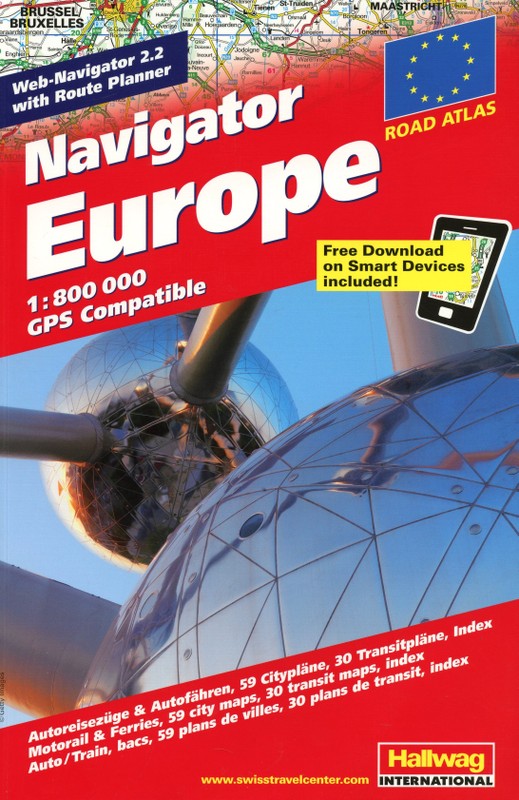 Europos kelių atlasas. Navigator Europe. M 1